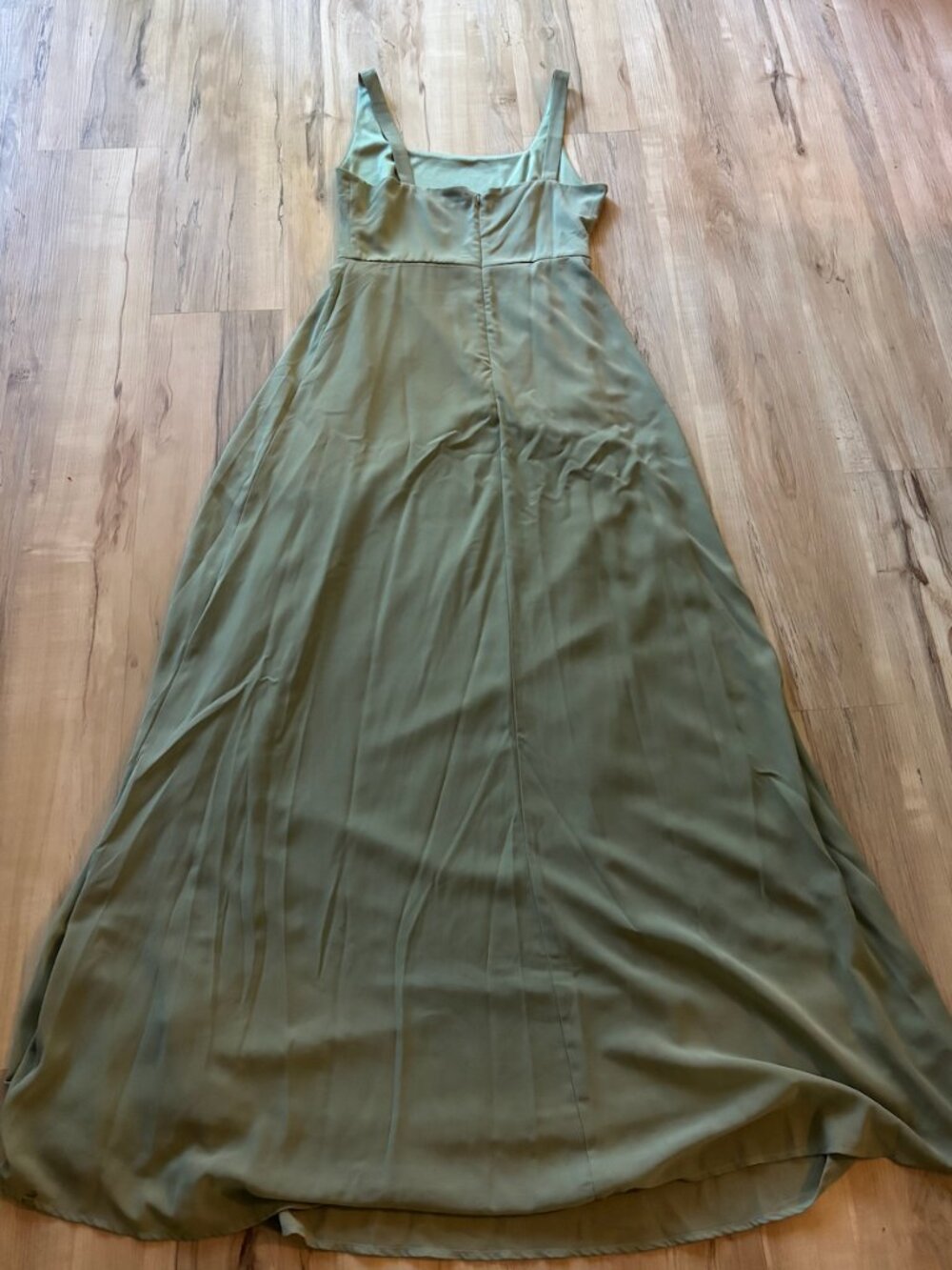 Remarkable Arrival Sage Brush Sleeveless Maxi Dress - Picture 2 of 4